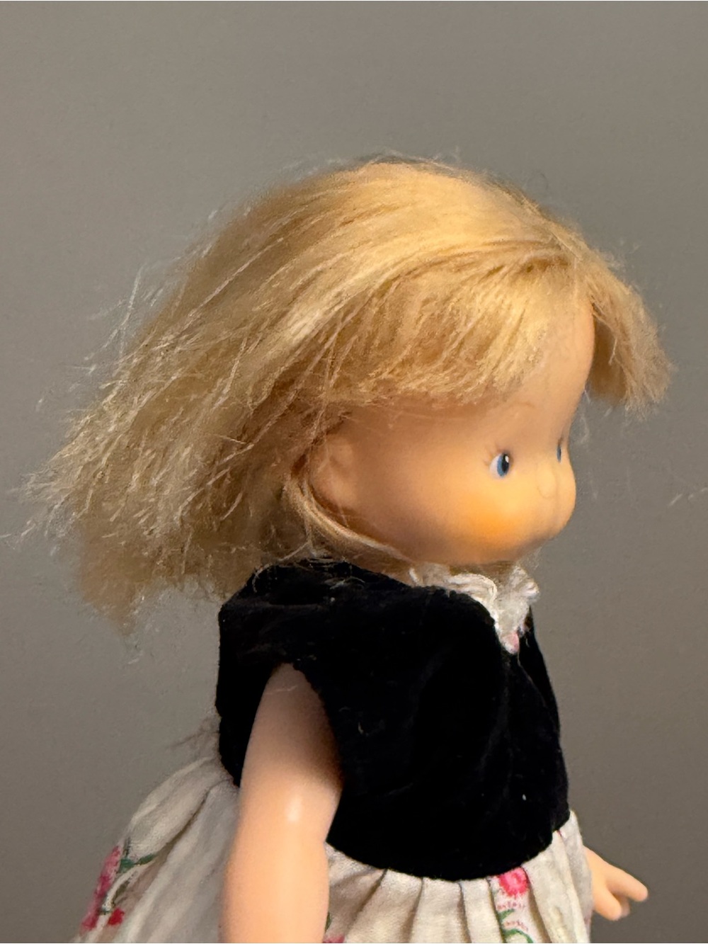 Vintage 1975 Vinyl Doll Knickerbocker Holly Hobbie Dolly Blonde KTC Toy Small - Picture 6 of 11